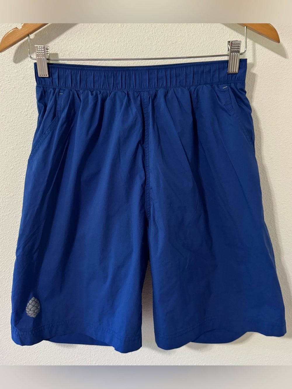 Stio 8" Lined Shorts Blue Ripstop Trail Running Outdoors Lightweight-Medium